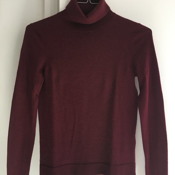Turtleneck bordeaux Zalando Wool size M (EU 38) - Picture 2 of 4